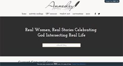 Desktop Screenshot of annesleywriters.com